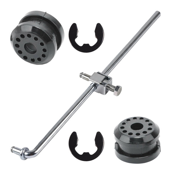 52105555AA Transfer Case Shifter Control Lever with 2 Clip+ 68078974AA Shift Linkage Bushings Kit Compatible with Dodge Ram 1500 2500 3500 2002 2003 2004 2005 4x4 models