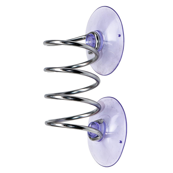 KEECAO Dish Wand Holder Kitchen Sink Sponge Holder with Suction Cup, Silver