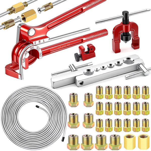 smseace 26Pack 3/16 Inch Brake line kit Brake Line Repair Kit