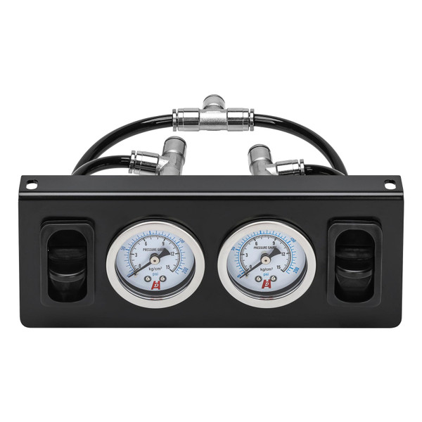 Panel Paddle Valve Switch with Two Air Suspension Pressure Gauge, Air Fittings, Contorl Air Bags in Car Suspension System