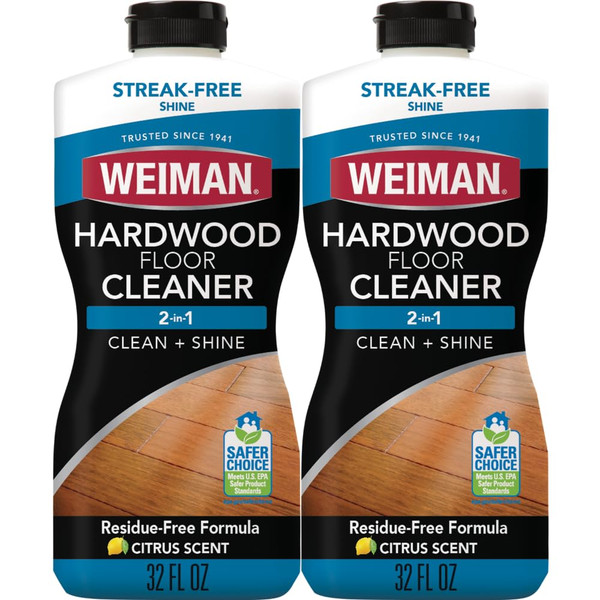 Weiman Hardwood Floor Cleaner 2 Pack, Citrus Scent