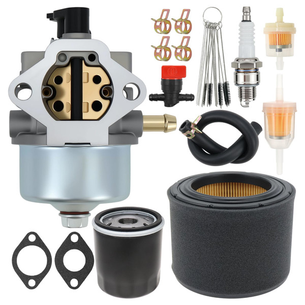 FJ180V Carburetor Fit for Kawasaki FJ180V for Toro 22298 22189 22188TE 15004-0962 Carb Replace for Kawasaki 15004-7010 15003-7132 15004-0962 15004-0993 with Air Oil Filter