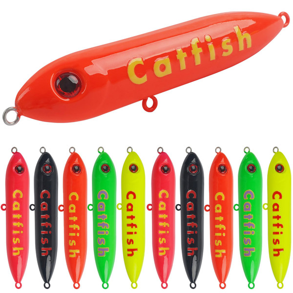 Demon Dragon Catfish Floats,5/10Packs Catfishing Rattling Line Float Lure