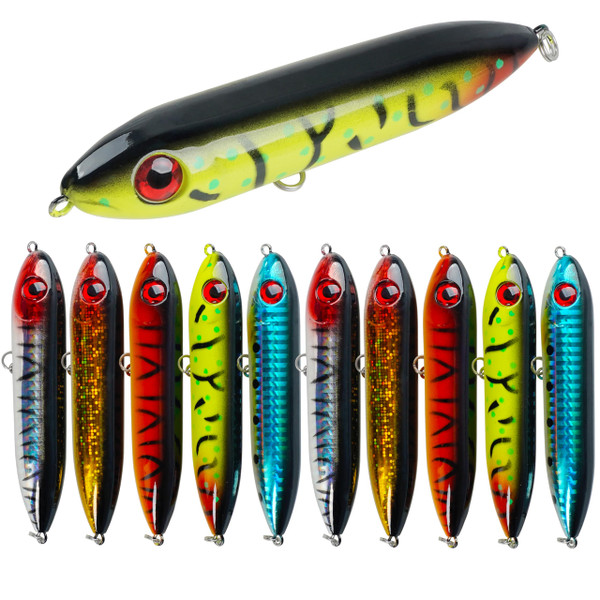 AGOOL Catfish Rattling Line Float Lure for Catfishing Catfish Spook Rattle/Floats Dragon Style Peg Floats for Santee Rig Fishing 5/10 Pack