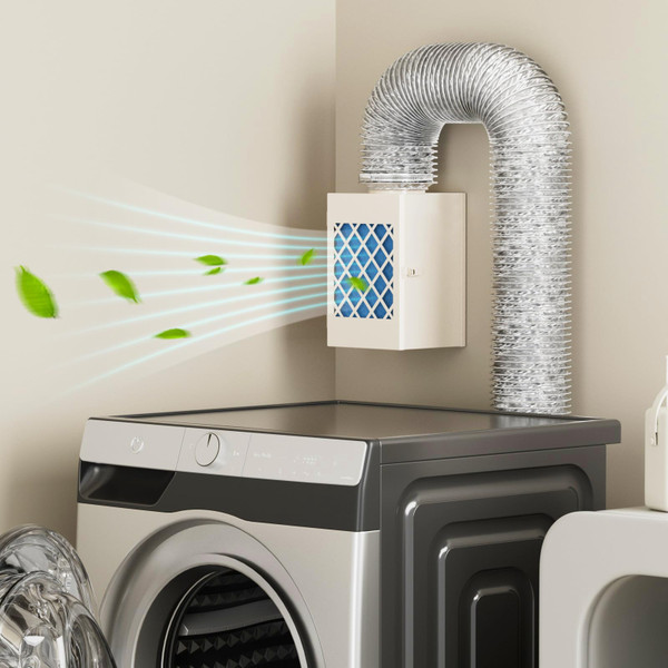 HG Power Metal Indoor Dryer Vent Kit, Dryer Vent Box, Safety Vent Flap