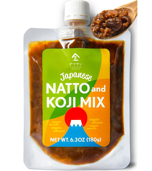 YAMASAN KYOTO UJI Japanese Natto and Koji Mix, Non-GMO 6.3oz
