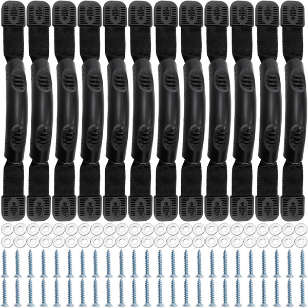 Elsjoy 12 Pack Kayak Carry Handle Replacement, Heavy Duty Kayak Accessories