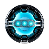 MM804 - MARINE 8" 2-WAY SPKR B&W GRILLES WITH RGB LED