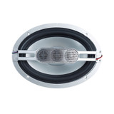 MM694-CASE - MARINE 6X9" (CASE QTY 2) 2-WAY SPKR B&W GRILLES WITH RGB LED