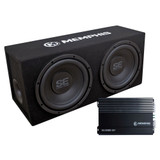 SE210 Dual 10" Loaded SE Enclosure With SE2000.1DF 500 Watt Amplifier