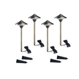 LSSPKR4 4 Pack Landscape Speaker Light, Bronze Finish
