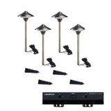 LSSPKR4AMPASSY 4 Pack Landscape Speaker Light, Bronze Finish