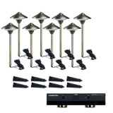 LSSPKR8AMPASSY 4 Pack Landscape Speaker Light, Bronze Finish