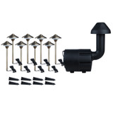 LSKIT8 8 Pack Landscape Speaker Light, Bronze Finish