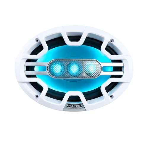 MM694-CASE - MARINE 6X9" (CASE QTY 2) 2-WAY SPKR B&W GRILLES WITH RGB LED