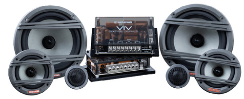 VIV603CV2 6.5" Six Five Series 3-Way Component Speakers, Pair