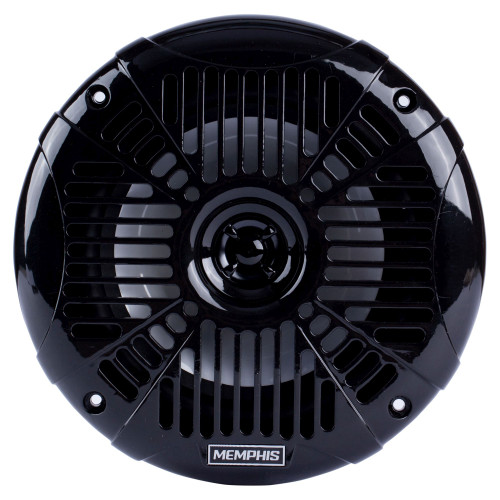 MXA602SLB MXA OEM Fit 6.5" Marine Grade Coaxial Speakers, Black With Blue LED - Pair