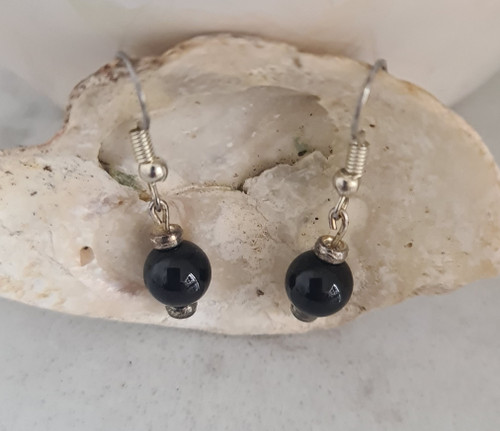 Earrings - Onxy Black