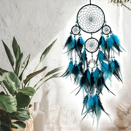 Dream Catcher - Feather Blue