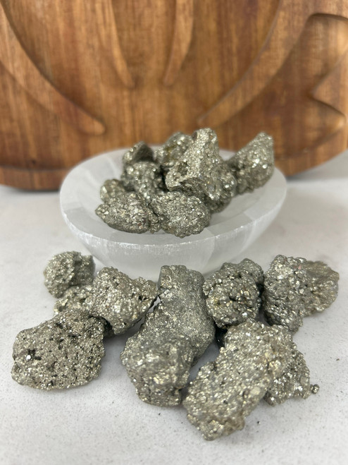Tumblestone - Pyrite Chispa