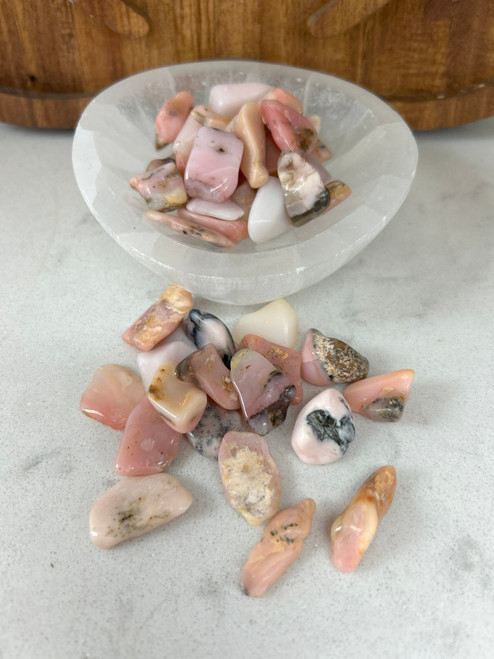Tumblestone - Opal Pink