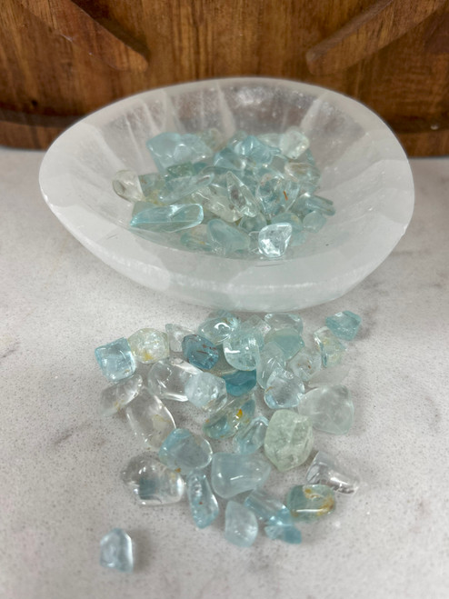 Tumblestone - Topaz Blue