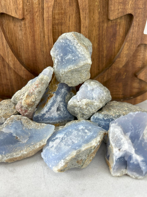 Natural Crystal - Agate Blue Lace Rough Natural Crystal - Agate Blue Lace Rough