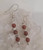 Earrings - Jasper Red