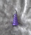 Resin Angel - Unicorn Horn - Small silver/purple