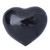 Heart - Black Onyx Puff