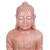 Terracotta Effect 58cm Hands In Lap Sitting Garden Buddha