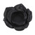 Tealight Candle Holder - Black Rose Resin