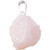 Pendant - Rough Rose Quartz, Electroplated Silver Plated