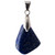 Pendant - Lapis Lazruli on silver plated bail