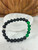 Bracelet 8mm - Lava & Jade Green - Essential Oil Diffuser