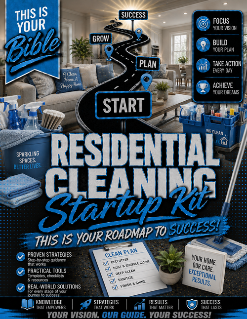 How to Start a Residential Cleaning Business | Complete Startup Kit