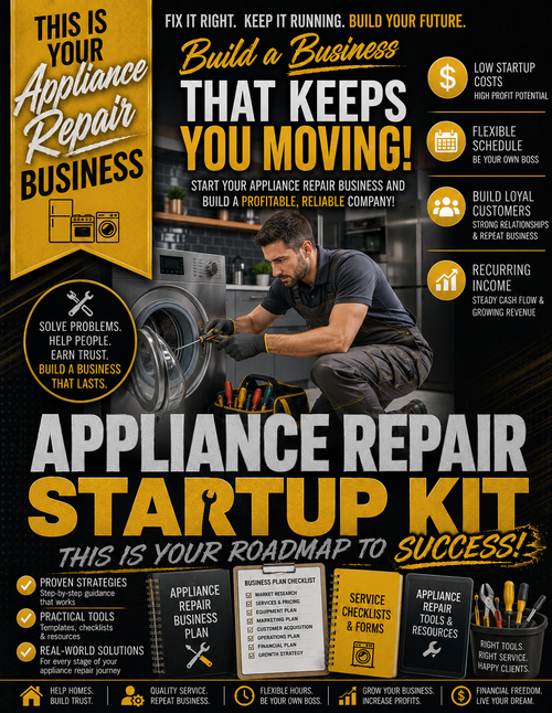 How to Start a Appliance Repair Business | Complete Startup Kit