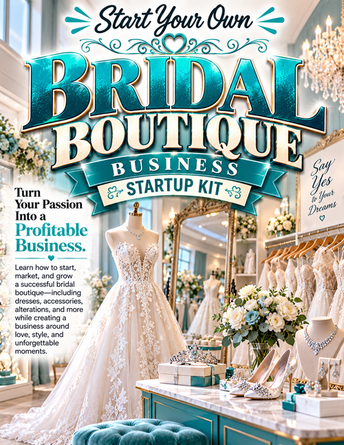 How to Start a Bridal Boutique Business | Complete Startup Kit