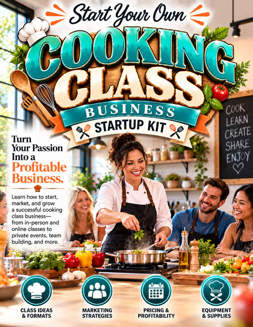 How to Start a Cooking Class Business | Complete Startup Kit