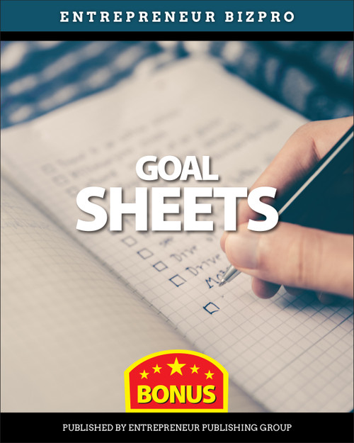 BONUS - Goal Sheets