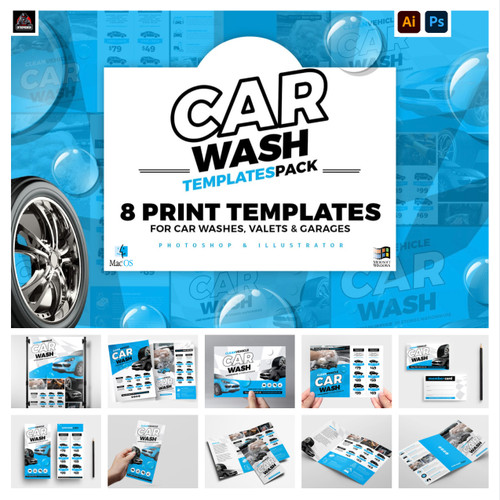 Branded Advertising - Car Wash 1