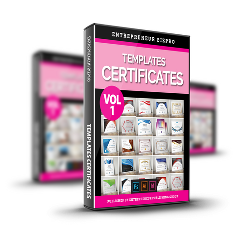 Print Templates - CERTIFICATES Vol 1