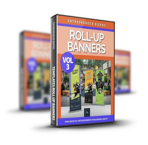 Print Templates - ROLL UP BANNERS VOL 3