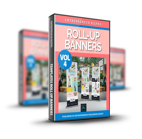 Print Templates - ROLL UP BANNERS VOL 4