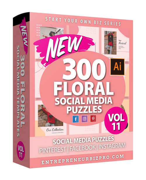 300 FLORAL VOL 11 - Social Media Bundle