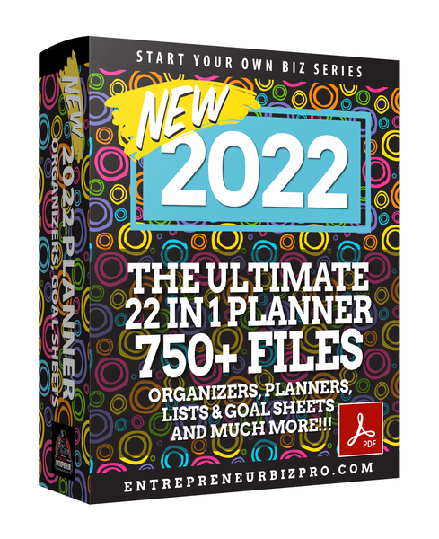 PLANNERS -  2022 Organizers, Planners & Goal Sheets