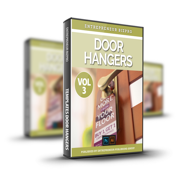 Print Templates - DOOR HANGERS VOL 3