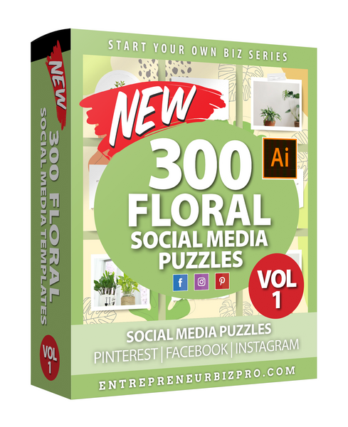 300 FLORAL VOL 1 - Social Media Bundle