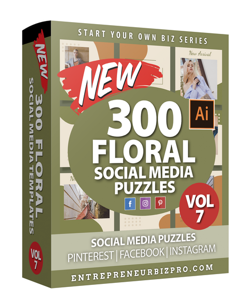 300 FLORAL VOL 7 - Social Media Bundle