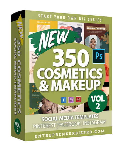 350 COSMETIC & MAKEUP VOL 2 - Social Media Bundle